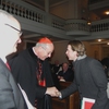 Integrationsstaatssekretär Sebastian Kurz und Kardinal Christoph Schönborn bei Vesper in evangl. Stadtkirche A.B. Wien