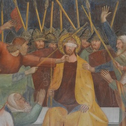 Passion: Jesus wird von den Soldaten verspottet