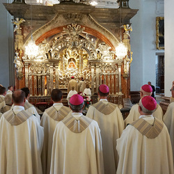 Gottesdienst zum 100-Jahr-Jubiläum des 'Canisiuswerkes' und zum Ende der Sommervollversammlung der österreichischen Bischofskonferenz am 13. Juni 2018 in Mariazell