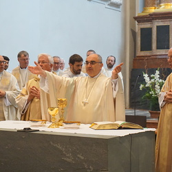 Gottesdienst zum 100-Jahr-Jubiläum des 'Canisiuswerkes' und zum Ende der Sommervollversammlung der österreichischen Bischofskonferenz am 13. Juni 2018 in Mariazell