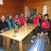 Rast auf einer Hütte