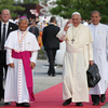 Papst besucht das Heiligtum Solmoe Shrine